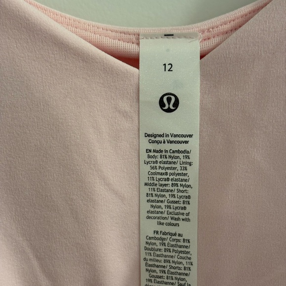 Women’s lululemon Align Dress- Strawberry Milkshake// Sz 12 - Picture 8 of 8